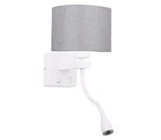 LED Fali lámpa POLO 1xE27/40W+LED/2W 230V fehér