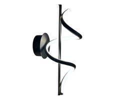 LED Fali lámpa TWIST LED/12W/230V fekete