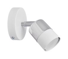 LED Fali spotlámpa TUBSSON 1xGU10/4,8W/230V fehér/fényes króm