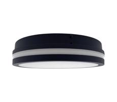 LED Fürdőszobai mennyezeti lámpa ELLÉ LED/24W/230V 3000/4000/6500K átm. 26 cm IP54 antracit