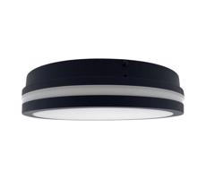 LED Fürdőszobai mennyezeti lámpa érzékelővel ELLÉ LED/24W/230V átm. 26 cm IP54 antracit