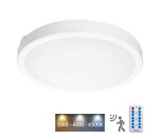 LED Fürdőszobai mennyezeti lámpa érzékelővel NAIROS LED/36W/230V IP65 fehér + távirányító