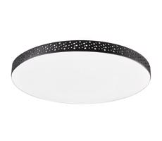 LED Fürdőszobai mennyezeti lámpa MOON LED/18W/230V fekete IP44