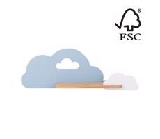 LED Gyerek fali lámpa polccal  CLOUD LED/5W/230V kék/fehér