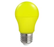 LED Izzó A50 E27/4,9W/230V sárga