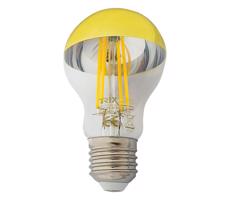 LED Izzó DECOR MIRROR A60 E27/8W/230V arany