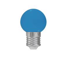 LED Izzó E27/1W/230V kék 5500