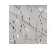 LED Karácsonyi fényfüzér 20xLED/2xAA 2,4m hideg fehér
