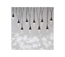 LED Karácsonyi fényfüzér kültéri 10xLED/9,5 m IP44 hideg fehér