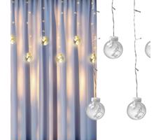 LED Karácsonyi függöny WISH BALLS 108xLED/8 funkciók 4,5 m meleg fehér