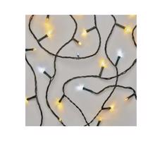 LED Karácsonyi kültéri lánc 100xLED/10m IP44 meleg/hideg fehér