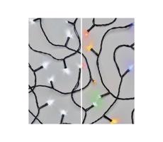 LED Karácsonyi kültéri lánc 100xLED/8 mód 15m IP44 hideg fehér/többszínű