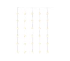 LED Karácsonyi kültéri lánc 30xLED/3,9m IP44 csillagok