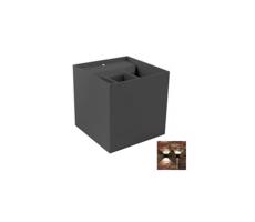 LED Kültéri fali lámpa 2xLED/3W/230V IP54 antracit