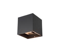 LED kültéri fali lámpa RIKO 2xLED / 4W / 230V fekete IP44