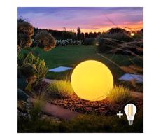 LED Kültéri lámpa GLOBO 1xE27/9W/230V átm. 30 cm IP44