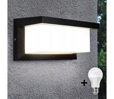 LED Kültéri lámpa izzóval szürkületérzékelővel NEELY 1xE27/9W/230V IP54
