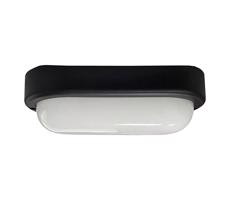 LED Kültéri mennyezeti lámpa LED/15W/230V 4200K 20x9,8 cm IP64 fekete