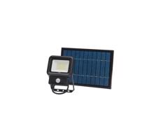 LED Kültéri napelemes reflektor érzékelővel LED/20W/3,7V 6500K IP65