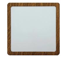 LED Mennyezeti lámpa BLOCK LED/18W/230V 4200K 22x22 cm barna