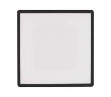LED Mennyezeti lámpa FLORI LED/22W/230V 4000K fekete 42x42 cm