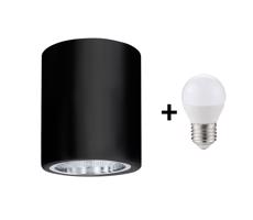 LED Mennyezeti lámpa JUPITER 1xE27/6W/230V 120x98 mm fekete