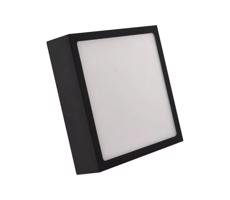 LED Mennyezeti lámpa LED/12,5W/230V 3000/3500/4000K 17x17 cm fekete