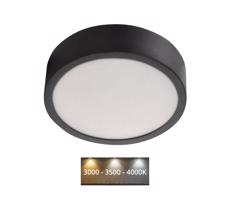 LED Mennyezeti lámpa LED/12,5W/230V 3000/3500/4000K á. 17 cm fekete