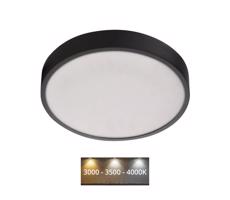LED Mennyezeti lámpa LED/28,5W/230V 3000/3500/4000K á. 30 cm fekete