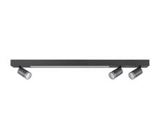 LED Mennyezeti lámpa PÁRIZS LED/24W/230V + 3xGU10/10W fekete