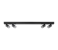 LED Mennyezeti lámpa PÁRIZS LED/24W/230V + 4xGU10/10W fekete