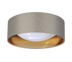 LED Mennyezeti lámpa TULUZA LED/18W/230V á. 32 cm barna