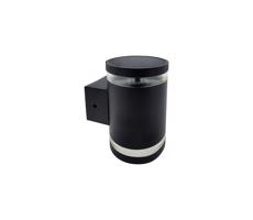 LED Napelemes fali lámpa LED/5V IP44 fekete