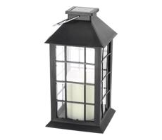 LED Napelemes függeszték LED/0,02W/1,2V 2700K IP44 fekete