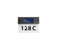 LED Napelemes házszám LED/1,2V/600 mAh IP44