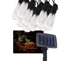 LED Napelemes kültéri lánc 10xLED/1,2V 2,2 m IP44
