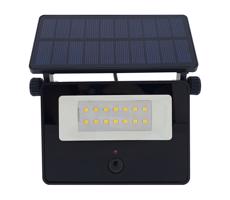 LED Napelemes kültéri reflektor érzékelővel LED/5W/3,7V 4200K IP44