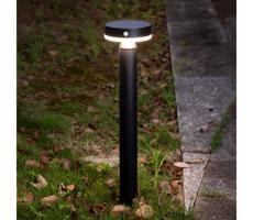LED Napelemes lámpa érzékelővel GWINEA LED/4,5W/3,7V 2000 mAh 50 cm IP44 fekete