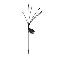 LED Napelemes lámpa FIORINI 8xLED/1,2V 600mAh IP44 fekete