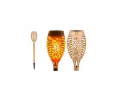 LED Napelemes lámpa MINISPARK BAMBOO LED/1,8W/5,5V IP44 bézs