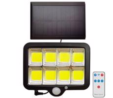 LED Napelemes reflektor érzékelővel INTEGRA LED/3W/3,7V IP44 + távirányító