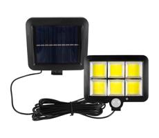 LED napelemes reflektor érzékelővel LED/1,5W/3,7V 6000K IP44