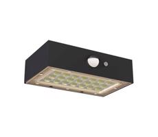 LED Napelemes reflektor mozgásérzékelővel LED/3,7V 1200mAh 4000K IP65 fekete
