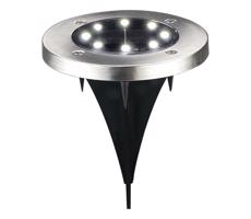LED Napelemes taposólámpa SOLLY LED/1,2V 6500K átm. 11,5 cm 300 mAh IP44 chr