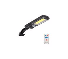 LED Napelemes utcai lámpa érzékelővel LED/2,5W/5V IP44 + távirányító