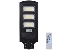 LED Napelemes utcai lámpa érzékelővel STREET LED/15W/3,2V IP65 + távirányító