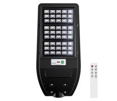 LED Napelemes utcai lámpa VIA 100W/10000 mAh 3,2V 6000K IP65 + távirányító