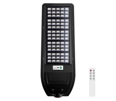 LED Napelemes utcai lámpa VIA 200W/20000 mAh 3,2V 6000K IP54 + távirányítás