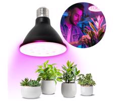 LED Növénynevelő izzó PLANTY E27/9W/230V 1200K fekete