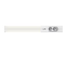 LED Pultmegvilágító konnektorral és USB porttal LED/18W/230V 4000K ezüst